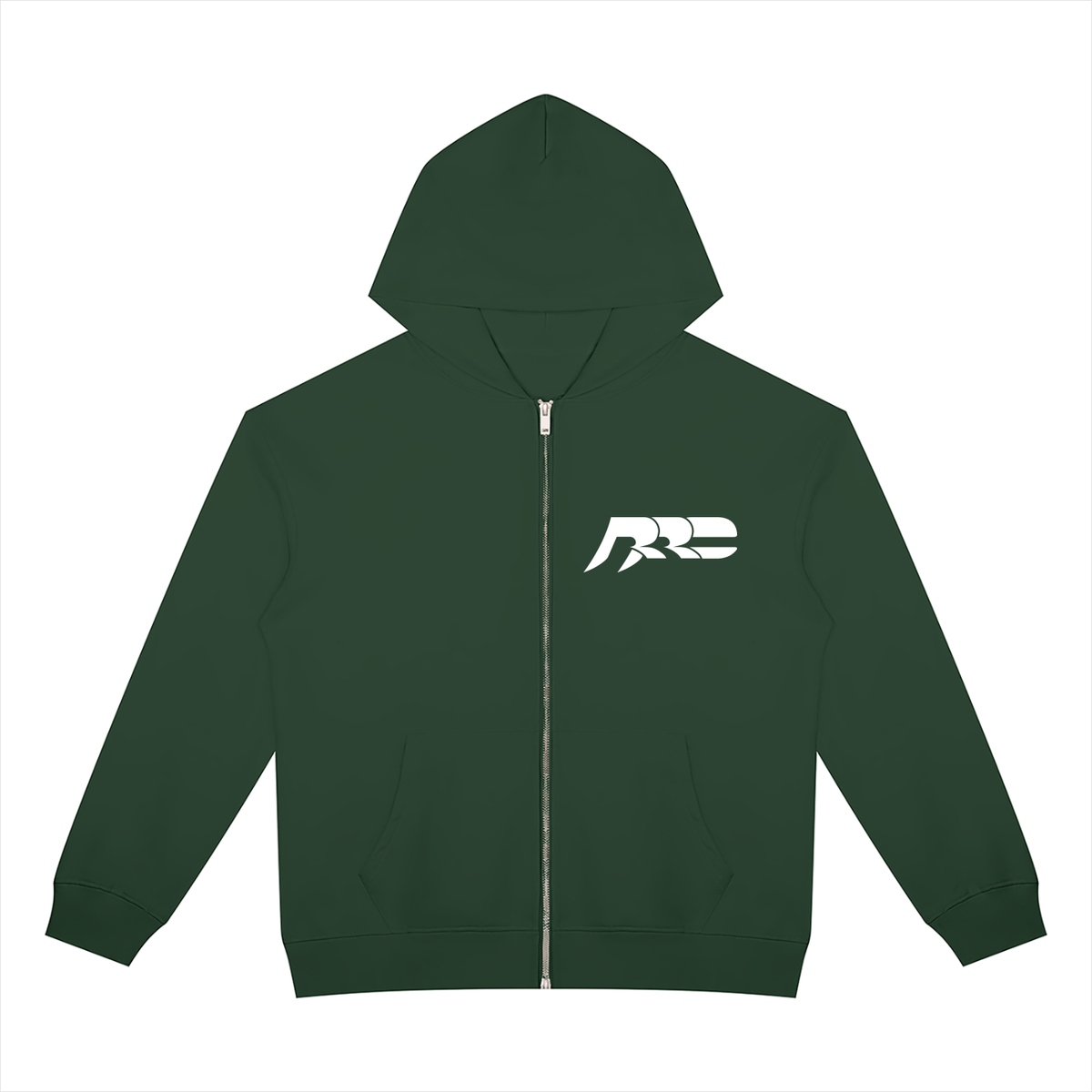 Retro Ribbit/RRC Zip-Up Hoodie