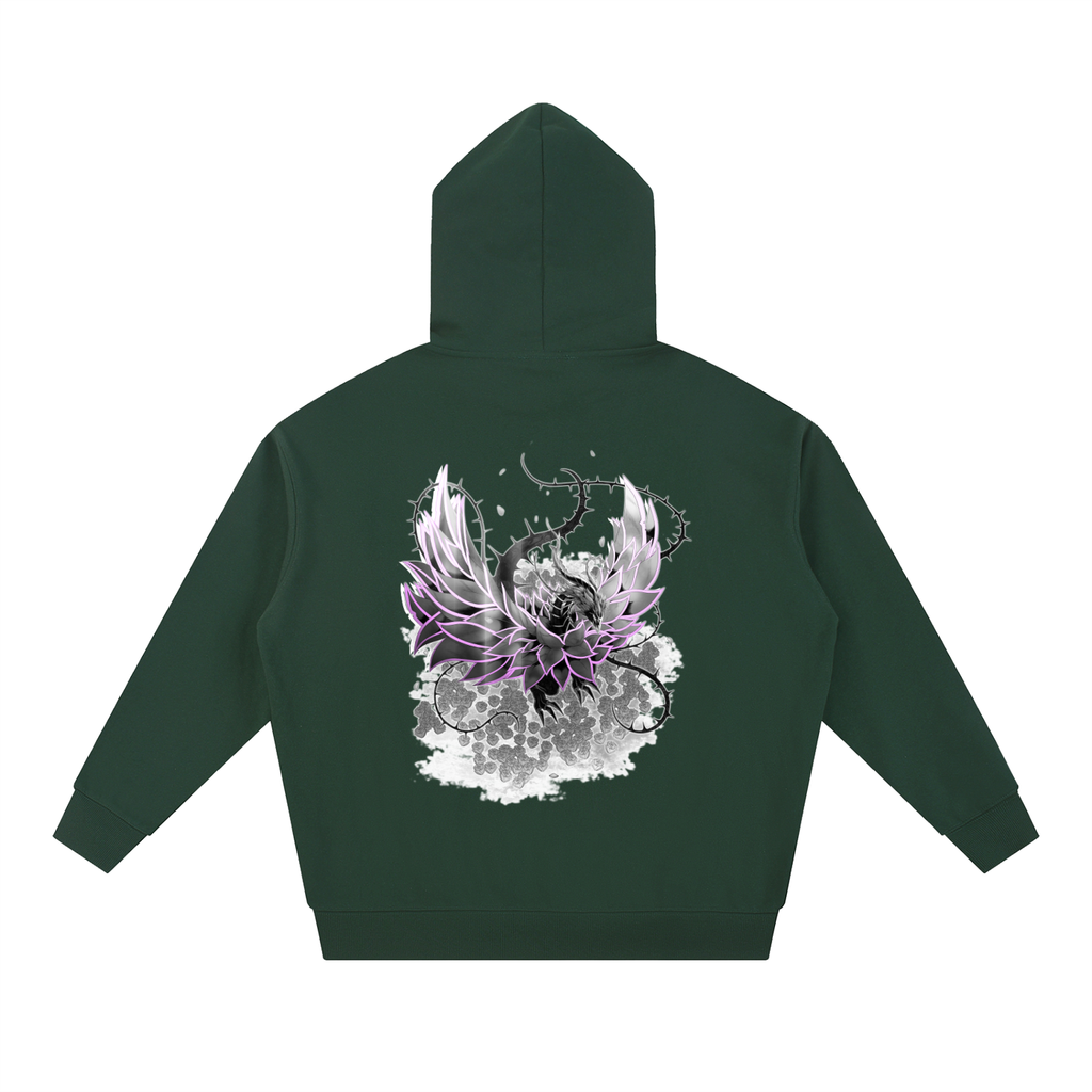Pink Rose Dragon/Retro Reborn Hoodie