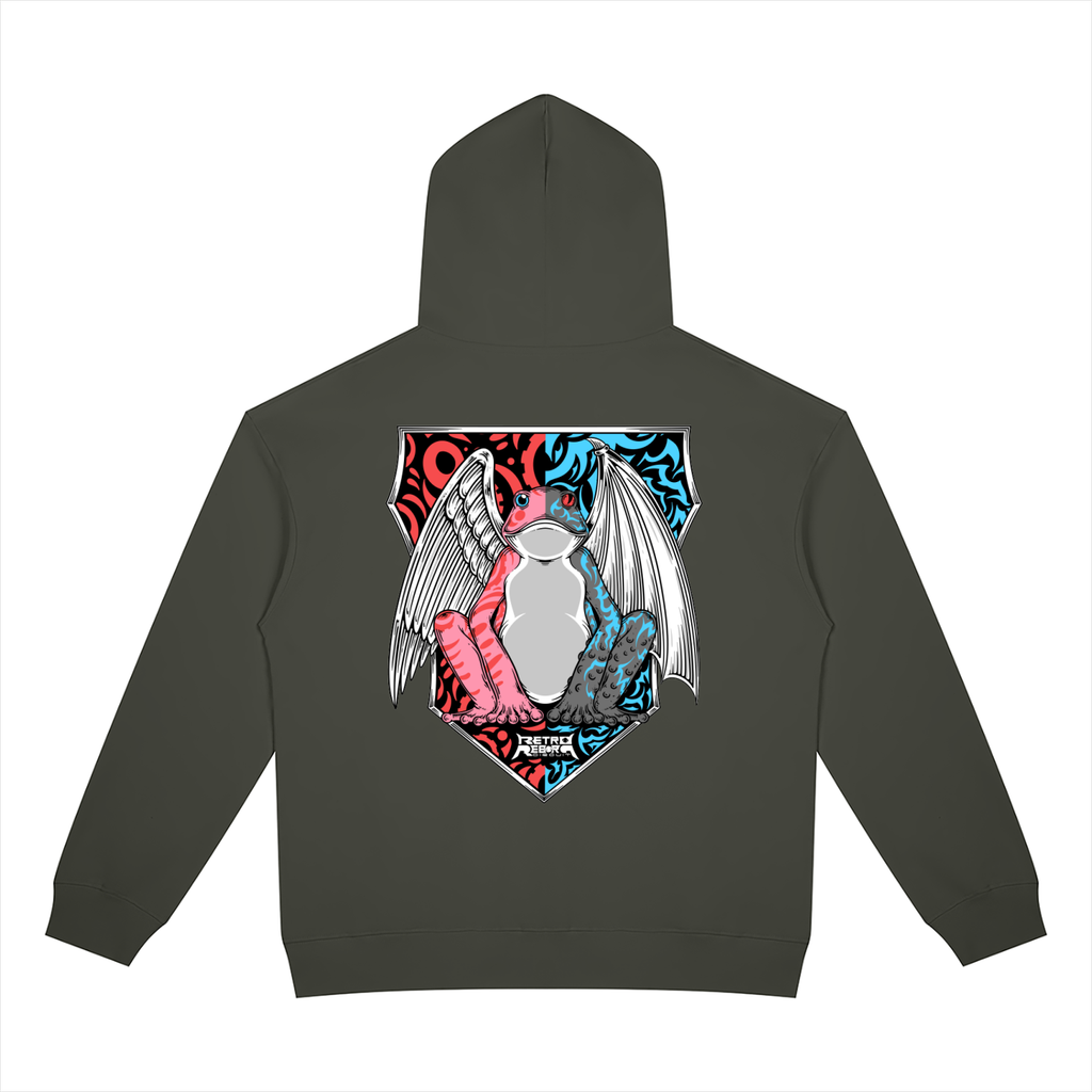 Retro Ribbit/RRC Zip-Up Hoodie