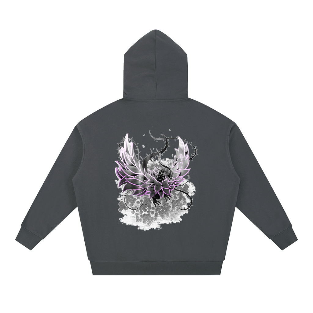 Pink Rose Dragon/Retro Reborn Hoodie