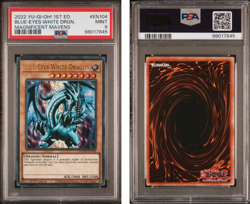 Blue Eyes White Dragon ULTRA Pharaoh Rare PSA 9
