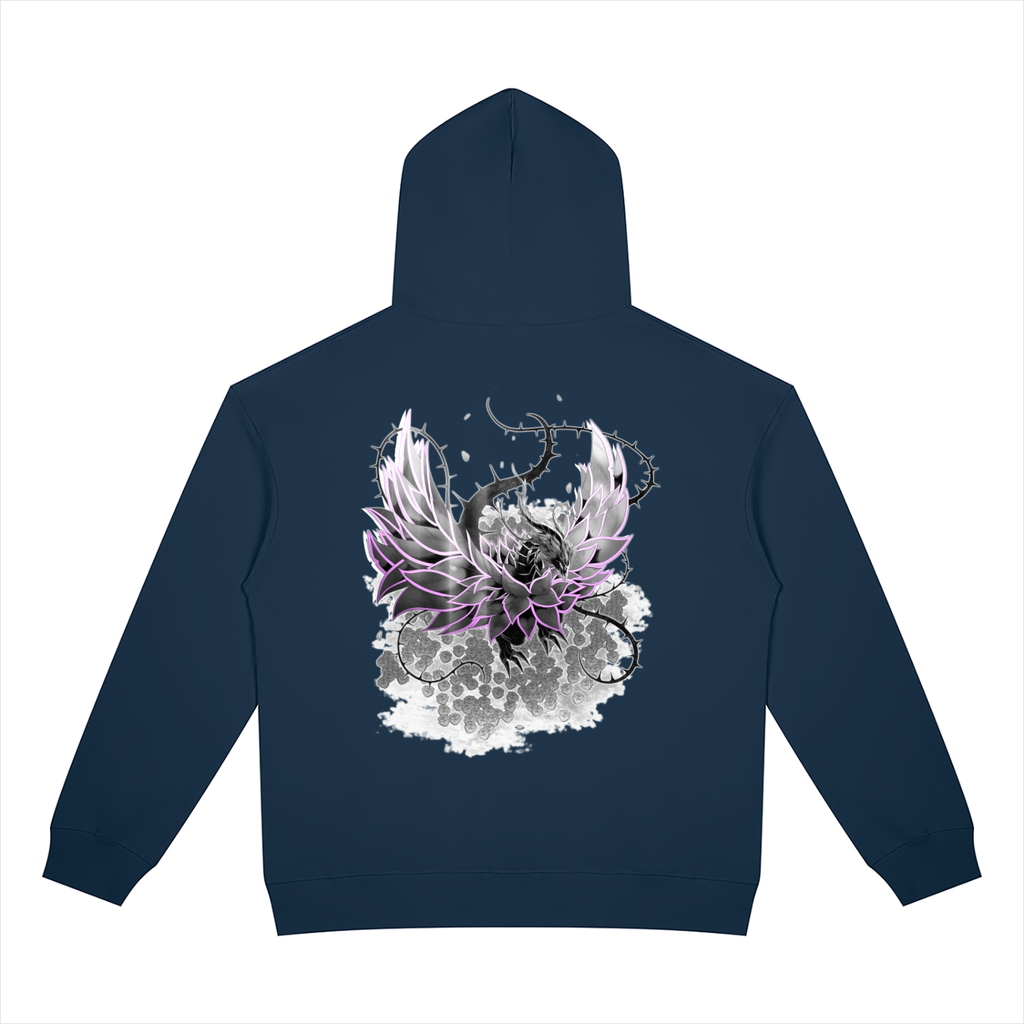 Pink Rose Dragon/RRC Zip-Up Hoodie