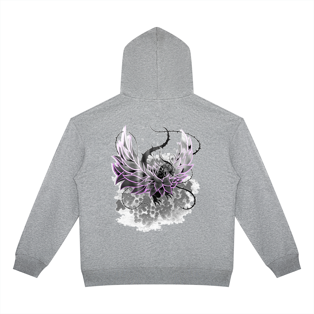 Pink Rose Dragon/RRC Zip-Up Hoodie